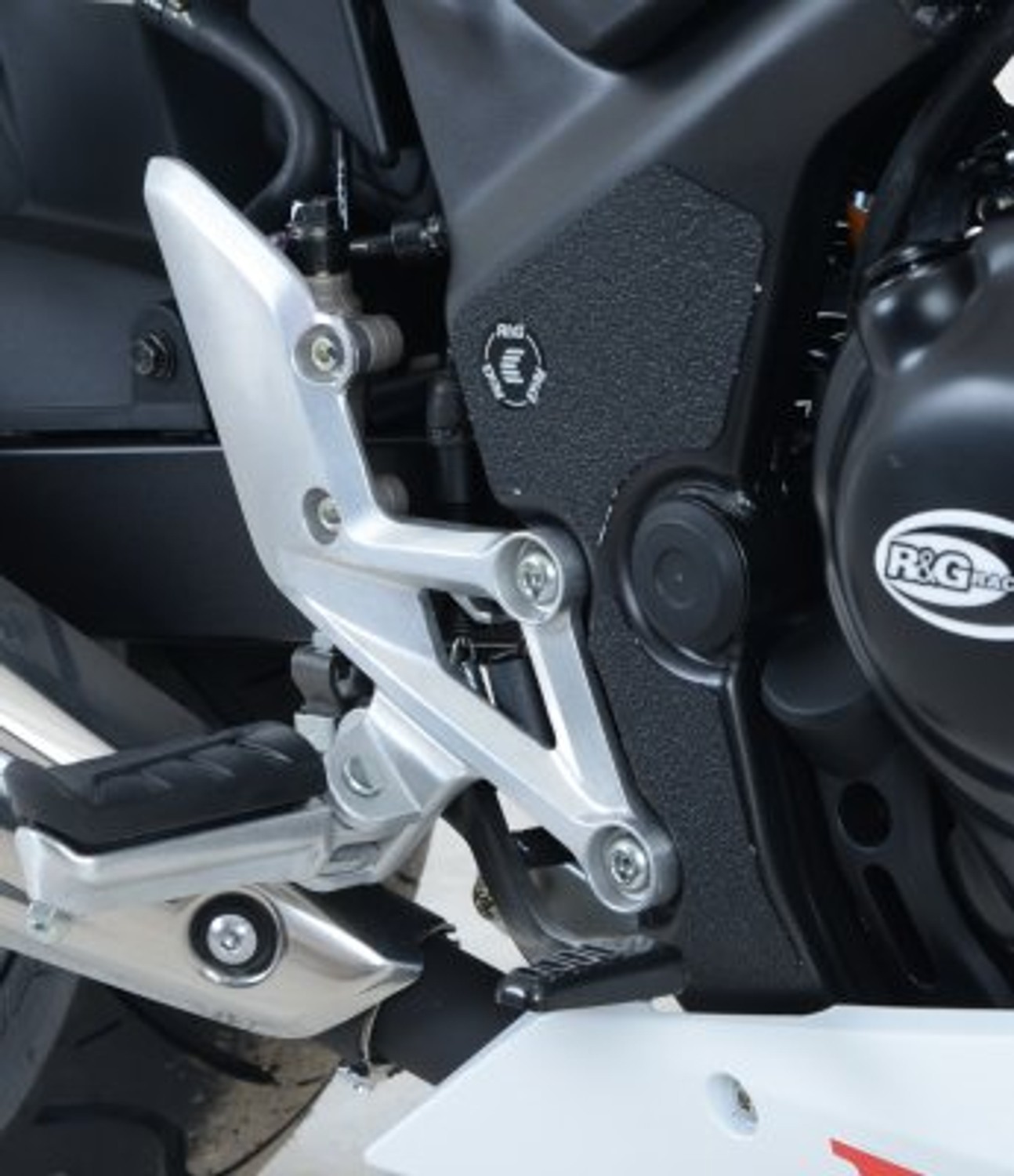 R&G Racing Boot Guard 4-Piece (frame only) for Honda CBR300R '11-'21 R&G Racing Boot Guard 4-Piece (frame only) for Honda CBR300R '11-'21